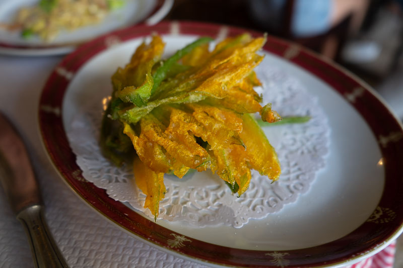 courgette flower tempura