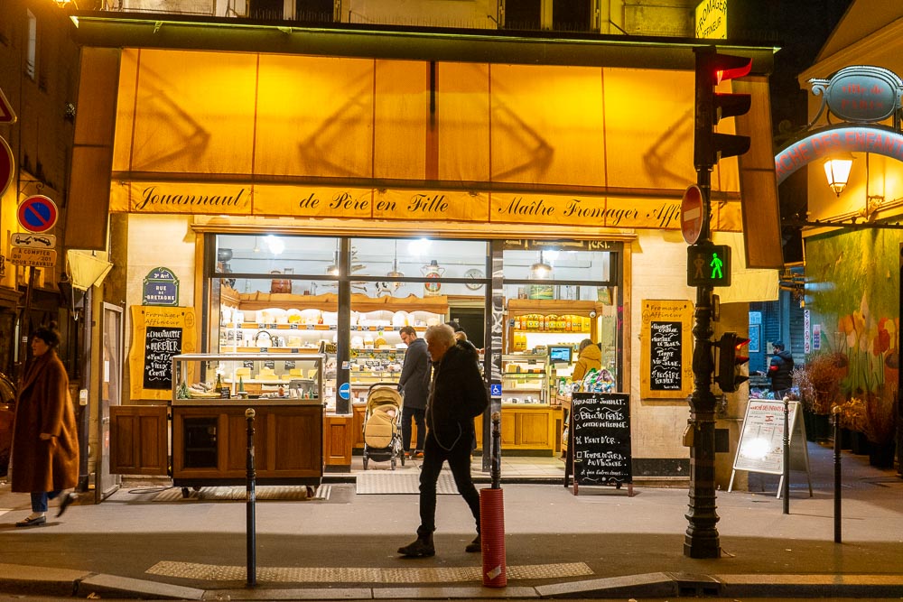 Jouannault cheese shop Paris