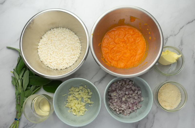 squash risotto ingredients