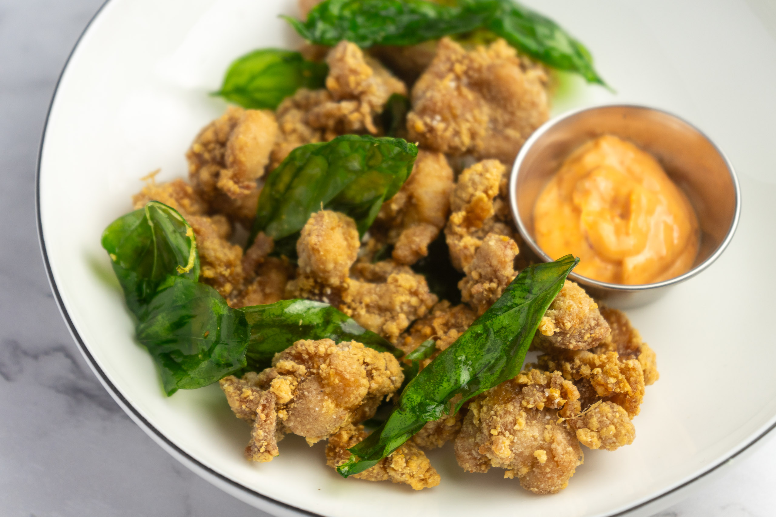 Taiwanese Popcorn Chicken with Crispy Basil Paris Eater