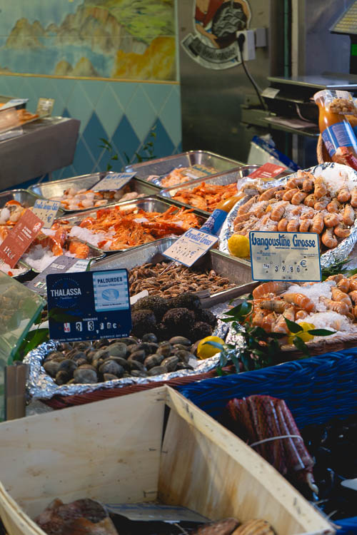seafood market Paris