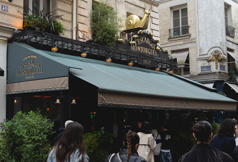 l'escargot Paris 1st arrondissement