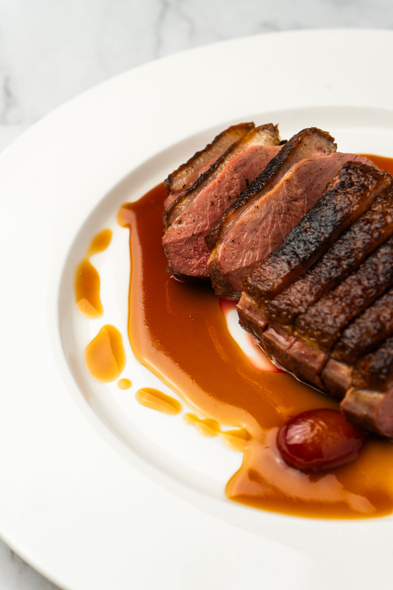 Roast Duck Breast with Cherry Sauce - Paris Eater