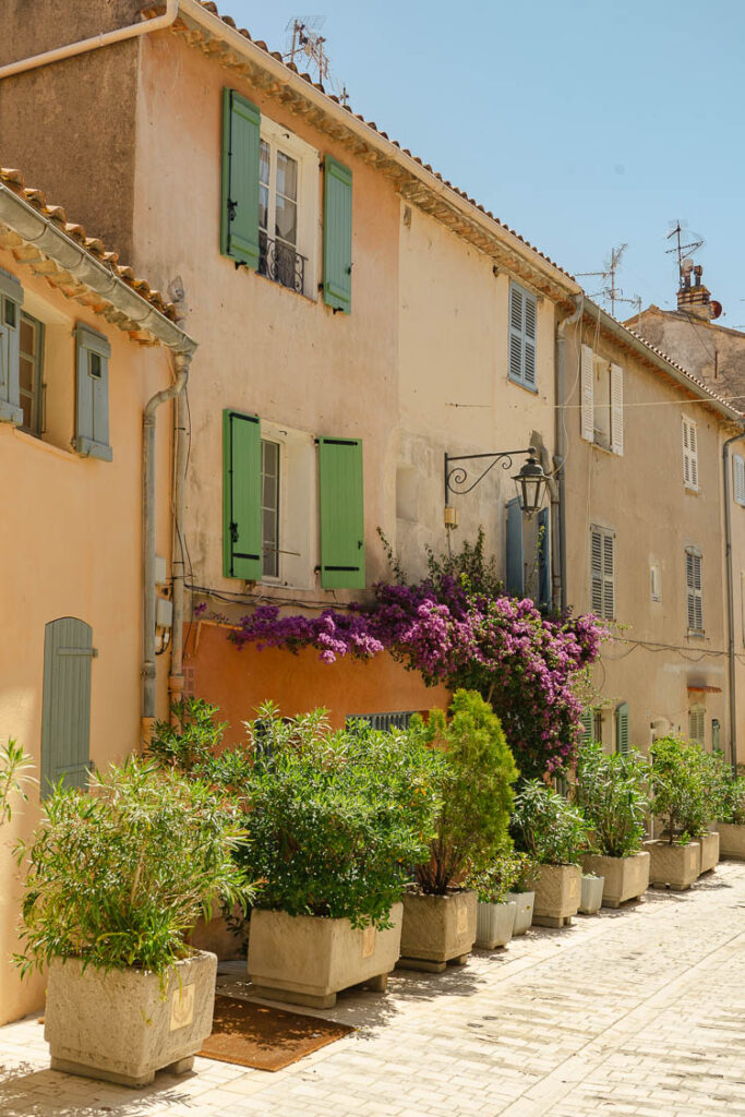 old town in Saint Tropez