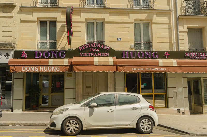 restaurants belleville Paris dong huong