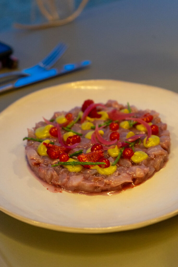 fish carpaccio