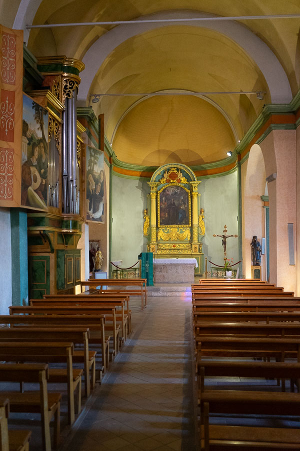 inside of the church